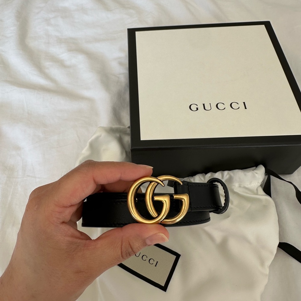 Gucci GG Marmont thin belt
